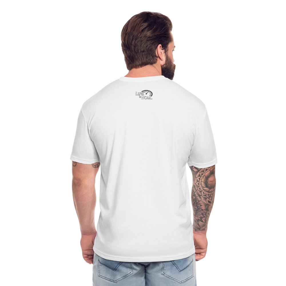 !Now Italy Cut Out Fitted Cotton/Poly T-Shirt - white