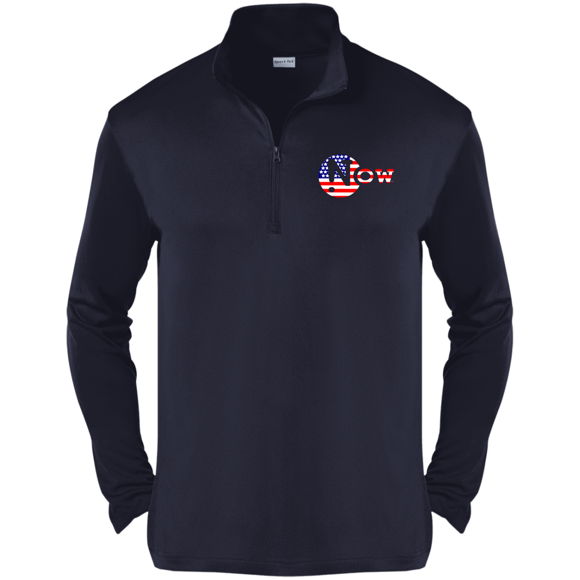 !N USA Flag Cutout Competitor 1/4-Zip Pullover