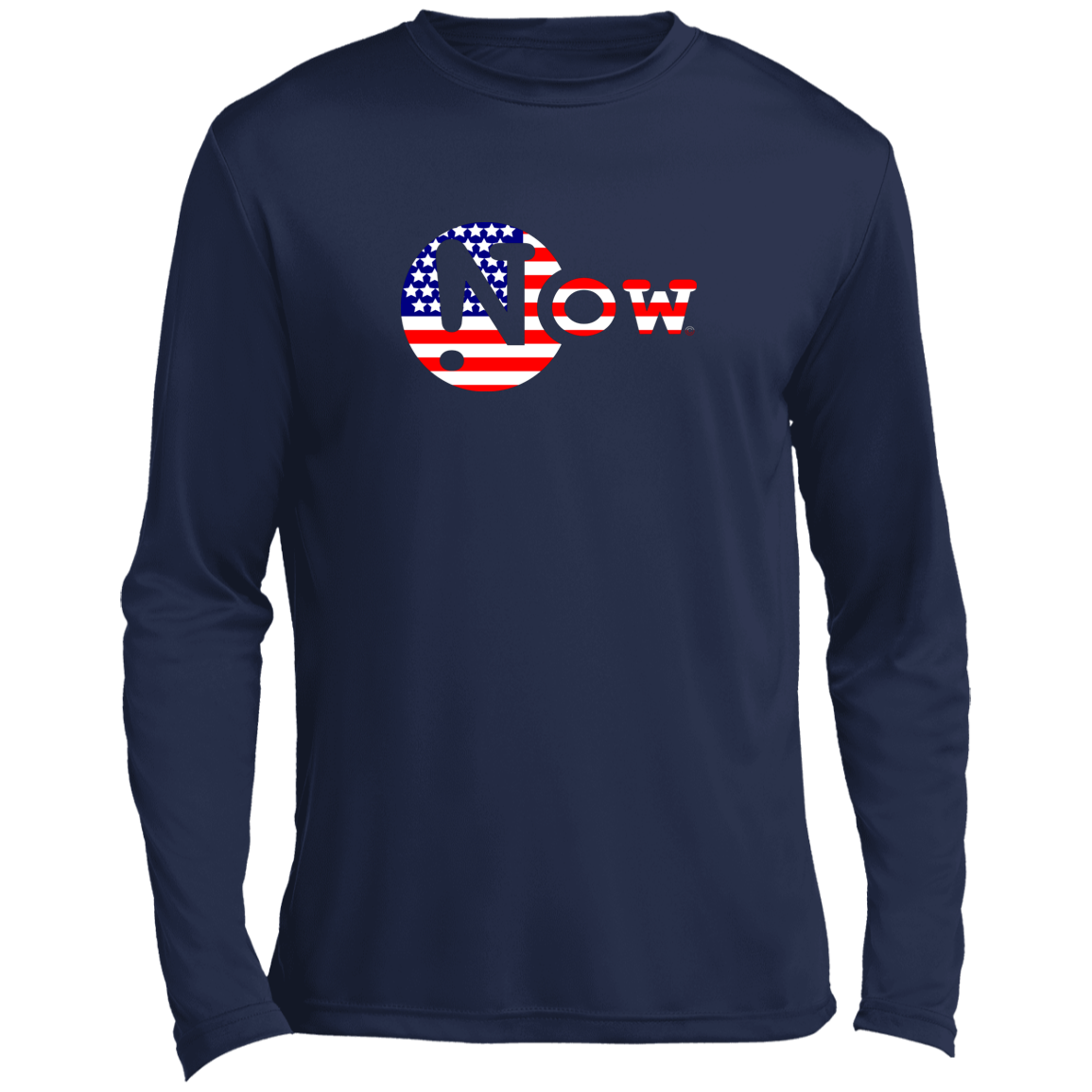 !Now Cut Out Men’s Long Sleeve Performance Tee