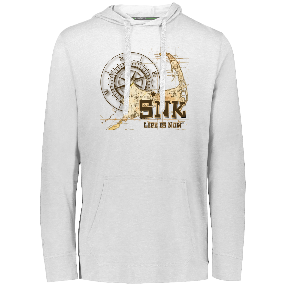 Sandy Neck Eco Triblend T-Shirt Hoodie