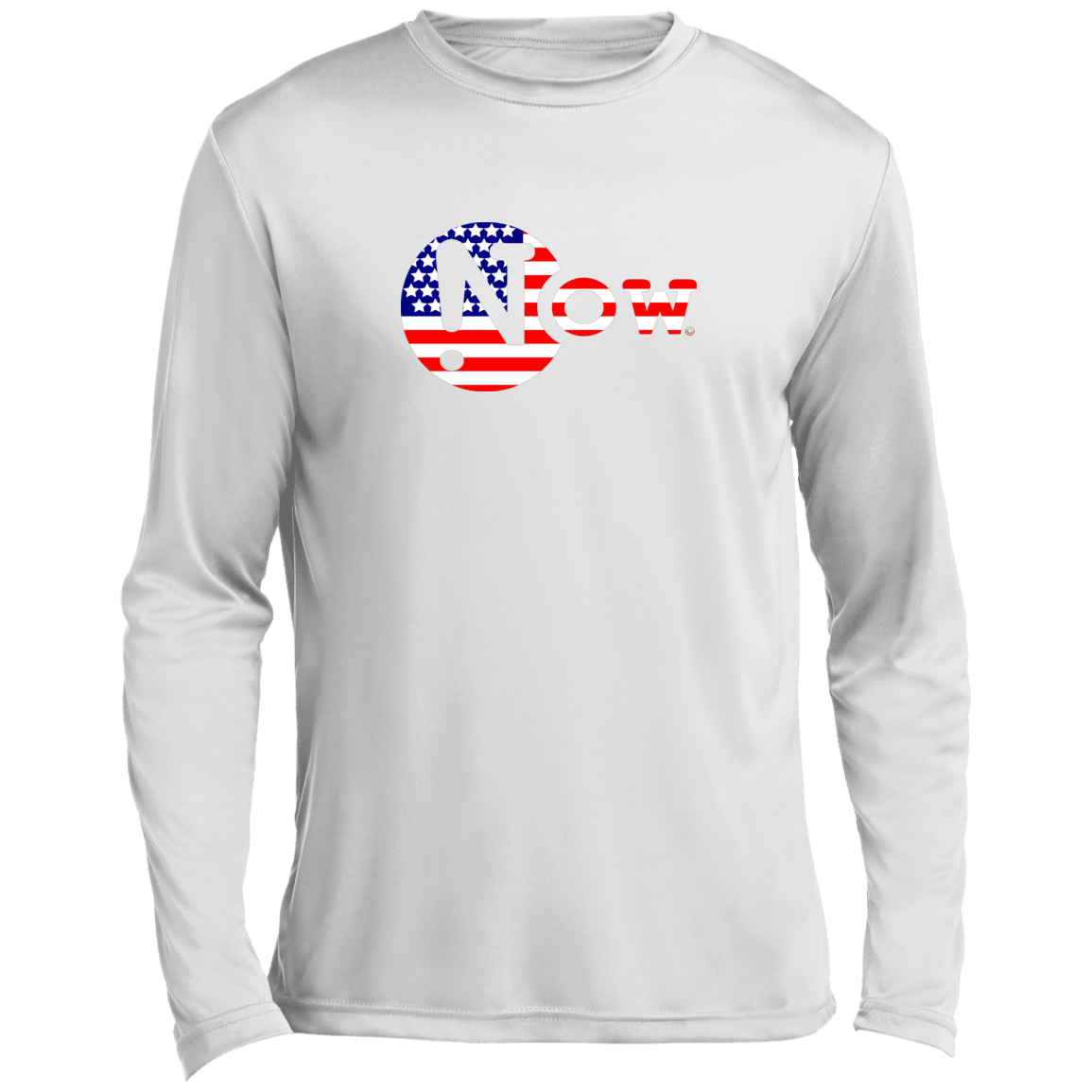 !Now Cut Out Men’s Long Sleeve Performance Tee