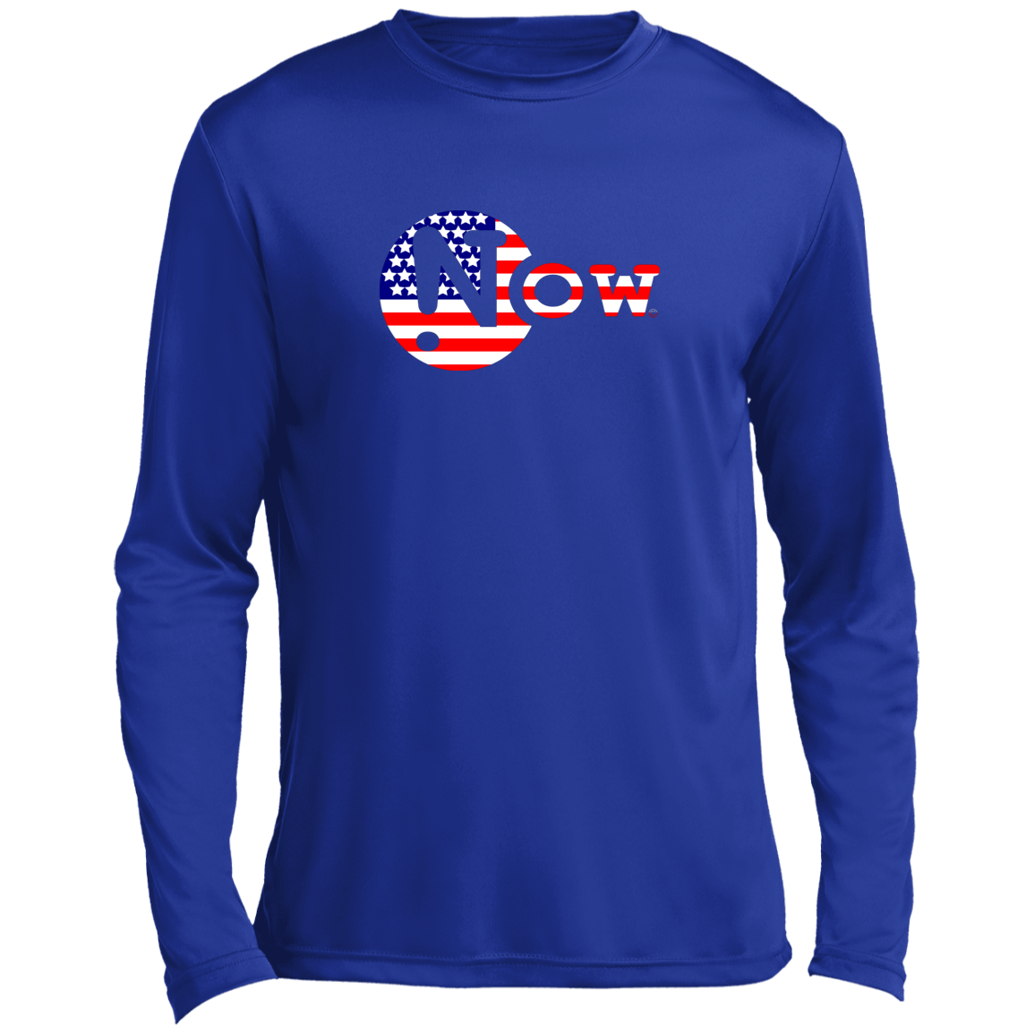 !Now Cut Out Men’s Long Sleeve Performance Tee