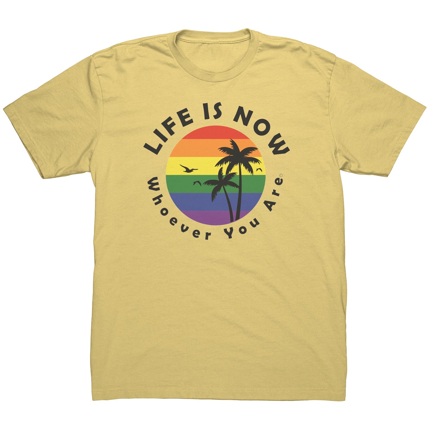 LiFE is NOW...WHOever You Are Palm Short Sleeve T-shirt (men’s)