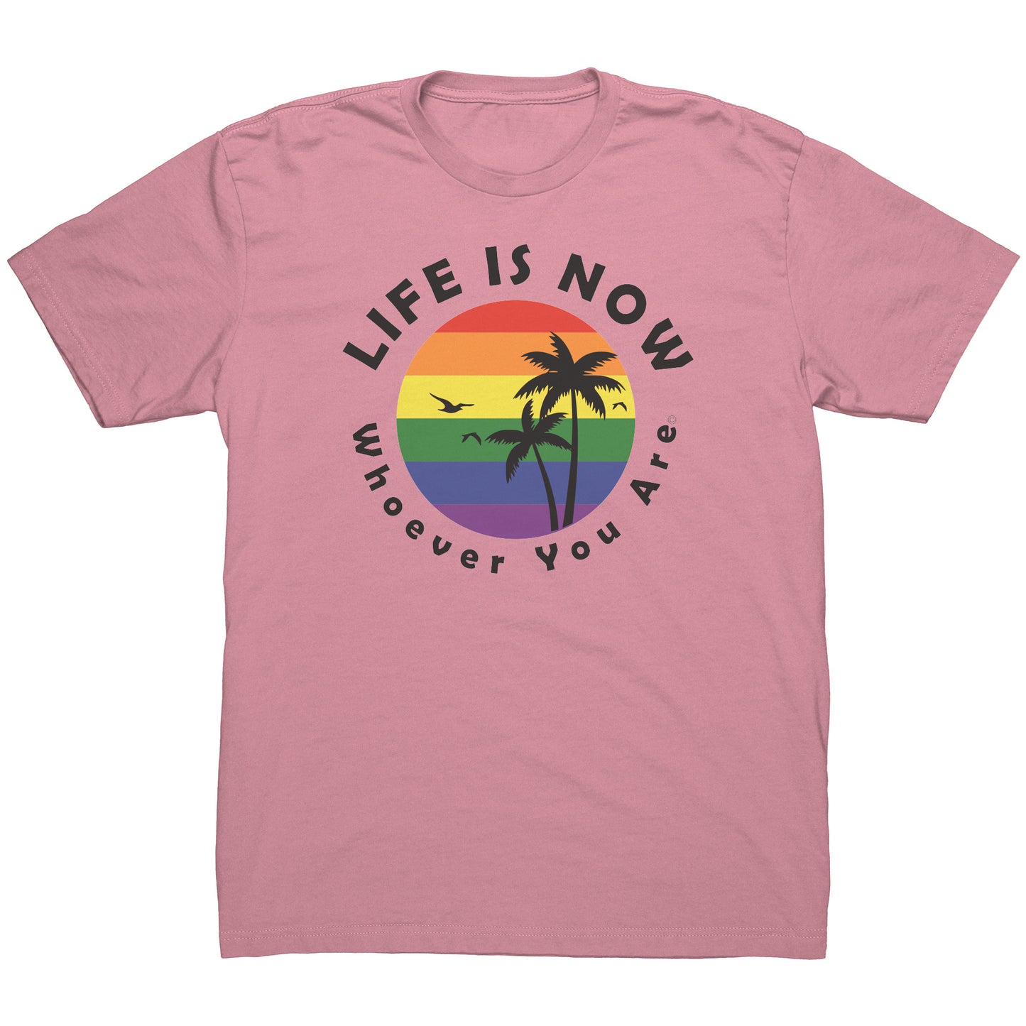 LiFE is NOW...WHOever You Are Palm Short Sleeve T-shirt (men’s)
