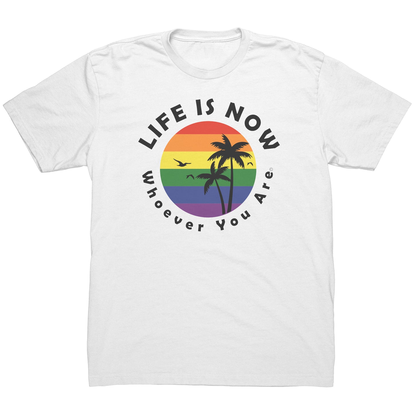 LiFE is NOW...WHOever You Are Palm Short Sleeve T-shirt (men’s)