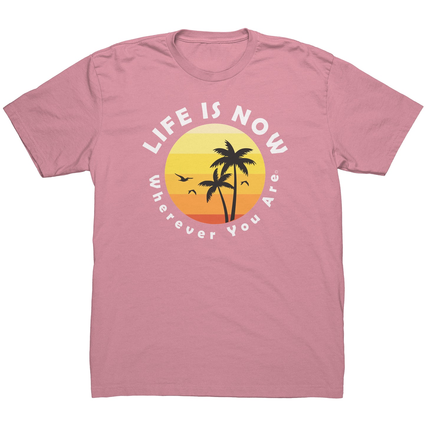 LiFE is NOW...Wherever You Are Palm Short Sleeve T-shirt (men’s light)
