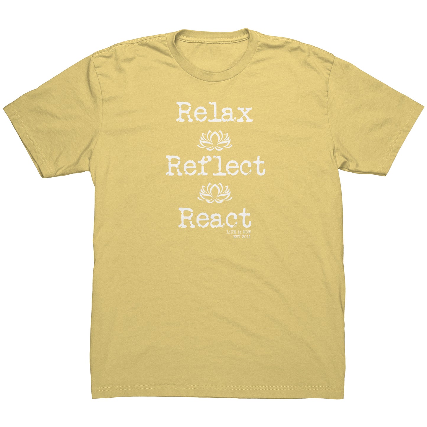 Relax Reflect React Men's Cotton Tee