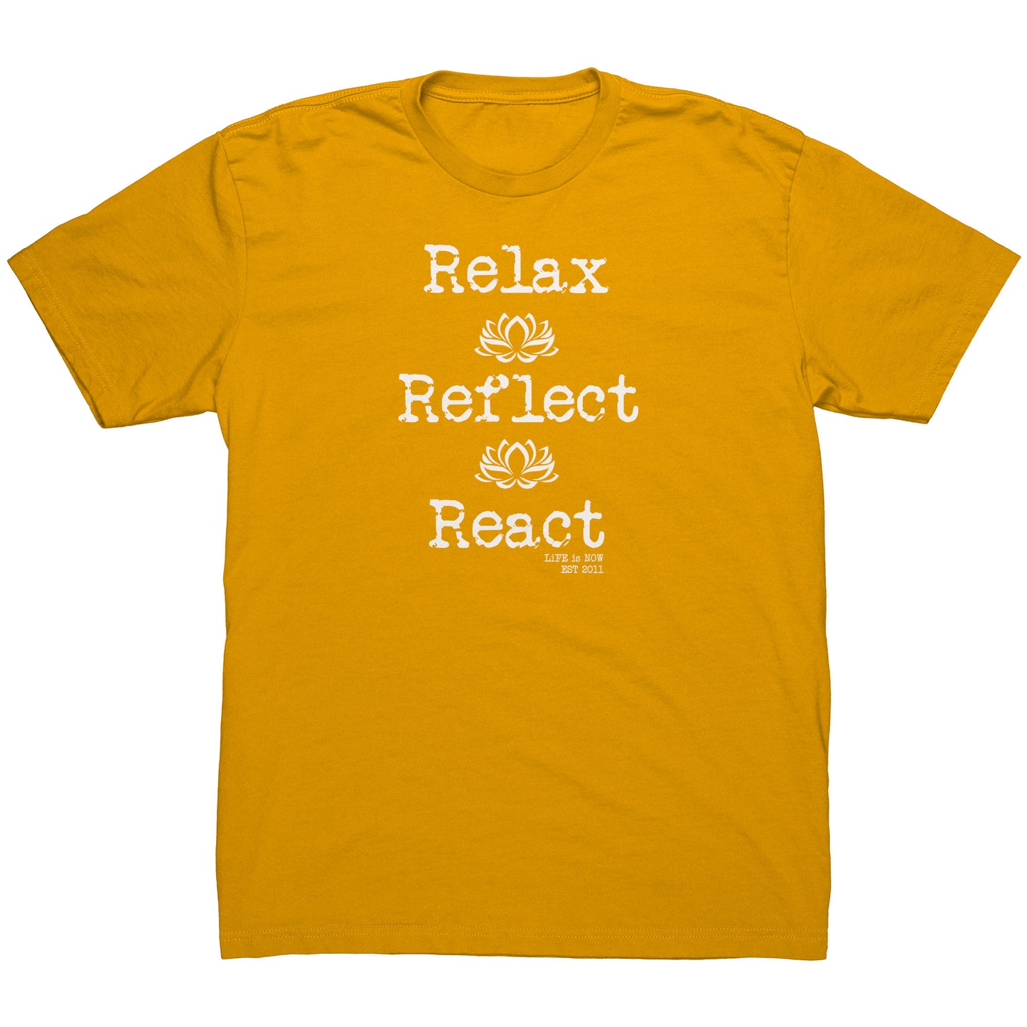 Relax Reflect React Men's Cotton Tee