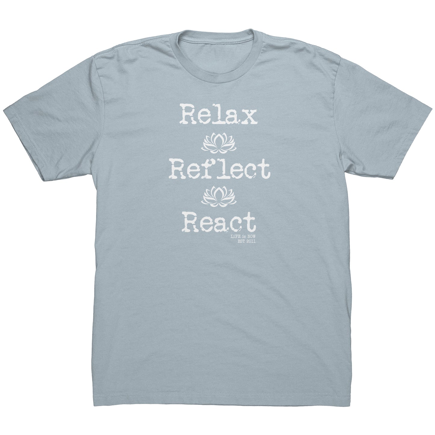 Relax Reflect React Men's Cotton Tee