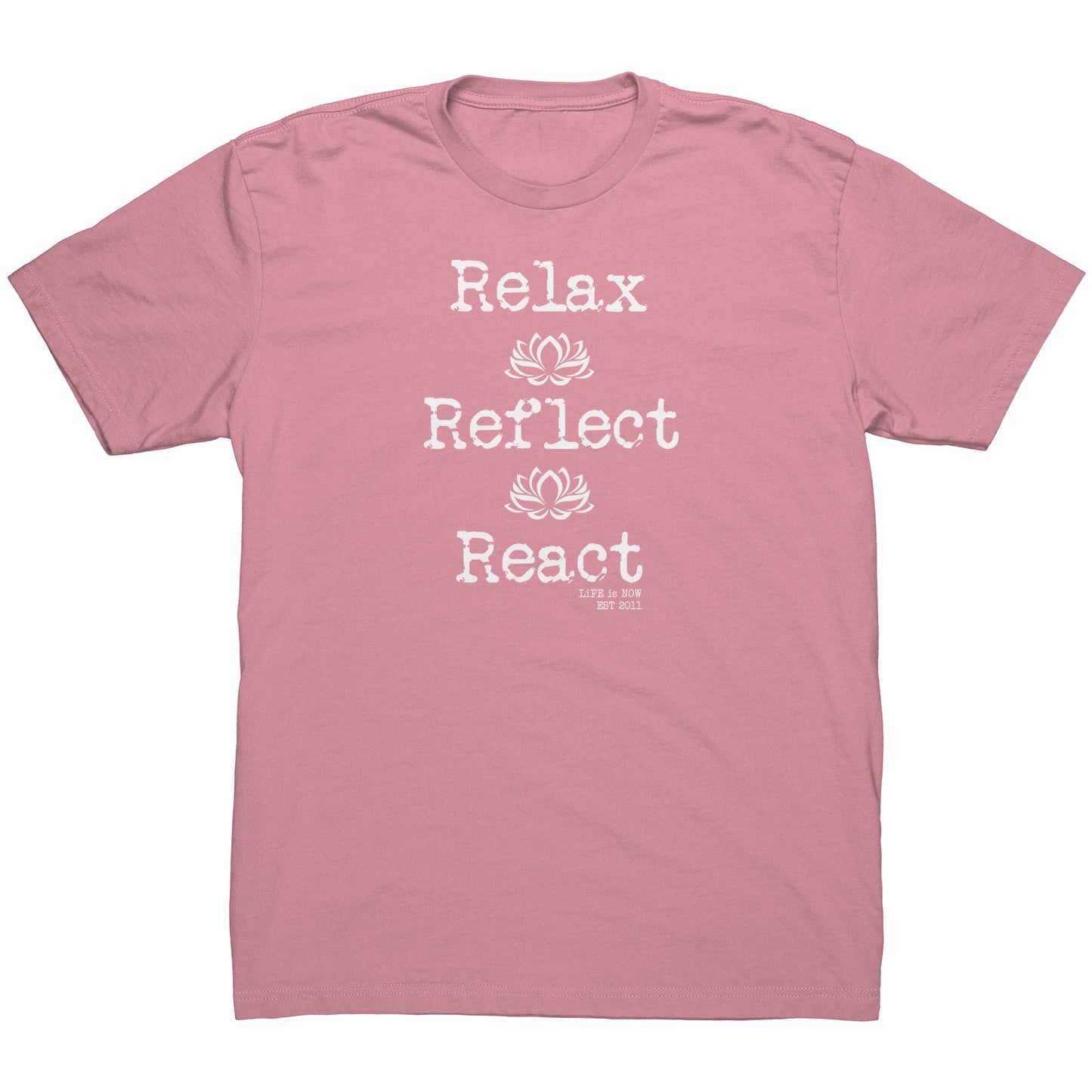 Relax Reflect React Men's Cotton Tee