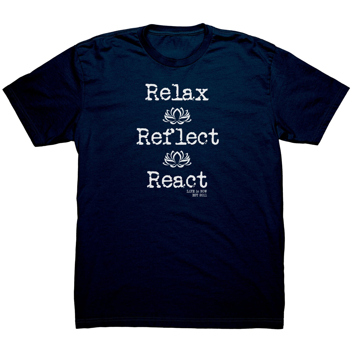 Relax Reflect React Men's Cotton Tee