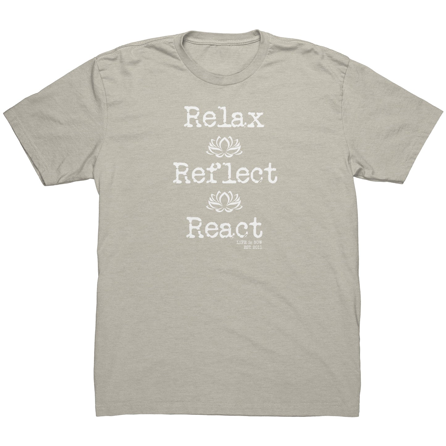 Relax Reflect React Men's Cotton Tee