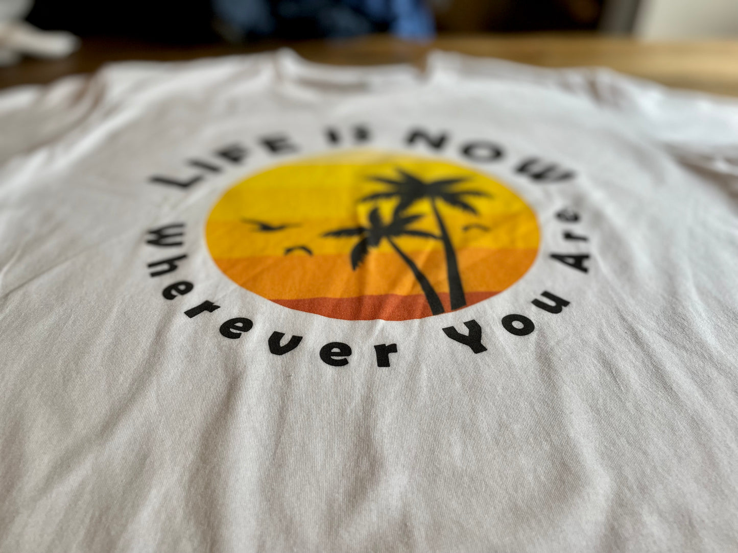 LiFE is NOW...Wherever You Are Palms Short Sleeve T-shirt (men’s)