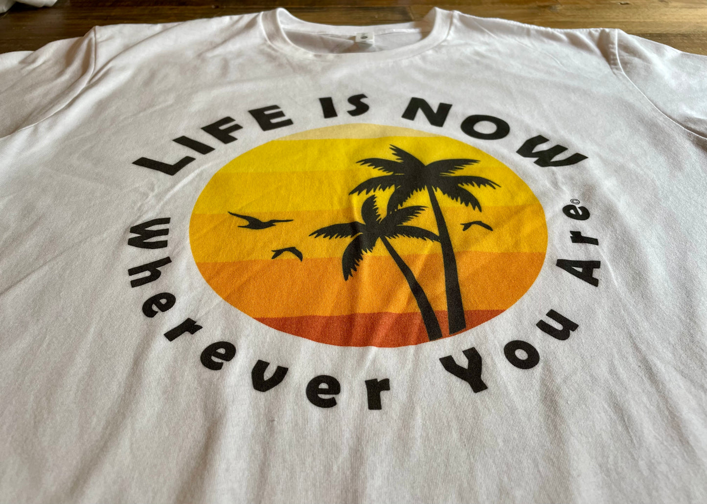 LiFE is NOW...Wherever You Are Palms Short Sleeve T-shirt (men’s)
