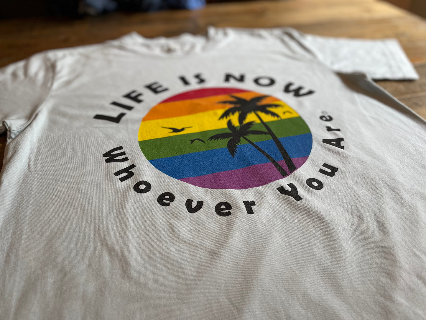 LiFE is NOW...WHOever You Are Palm Short Sleeve T-shirt (men’s)