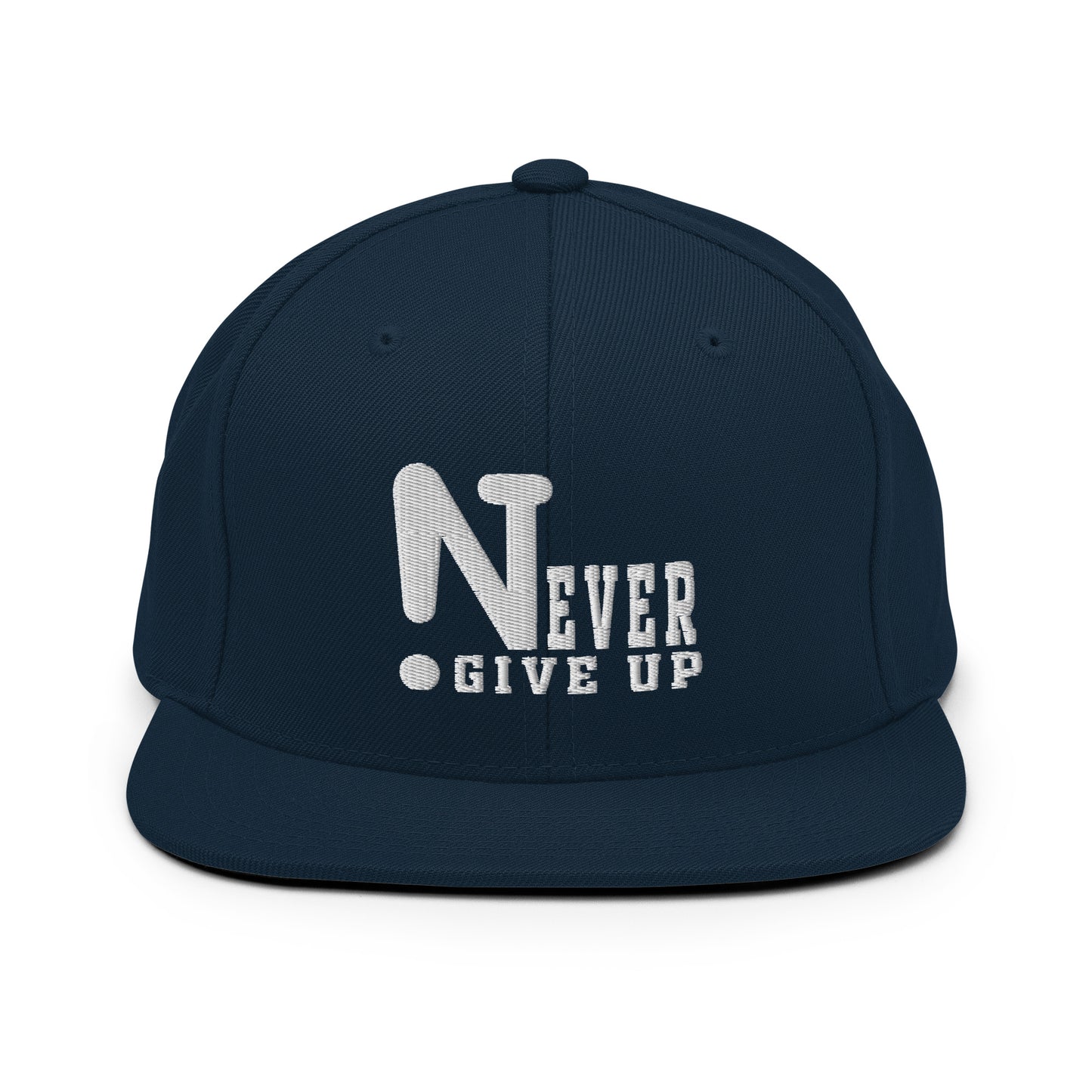 !Never Give Up Snapback Hat
