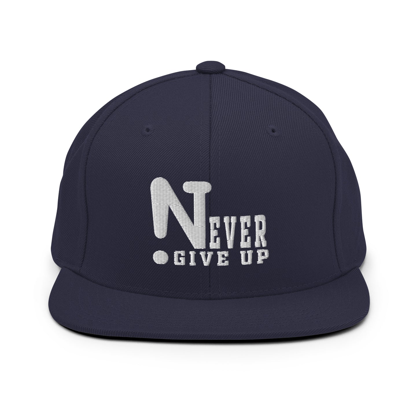 !Never Give Up Snapback Hat