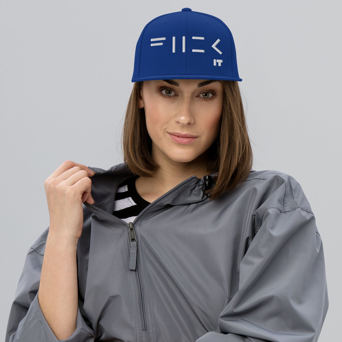 Fuck it (Puff Embroidery) Snapback Hat