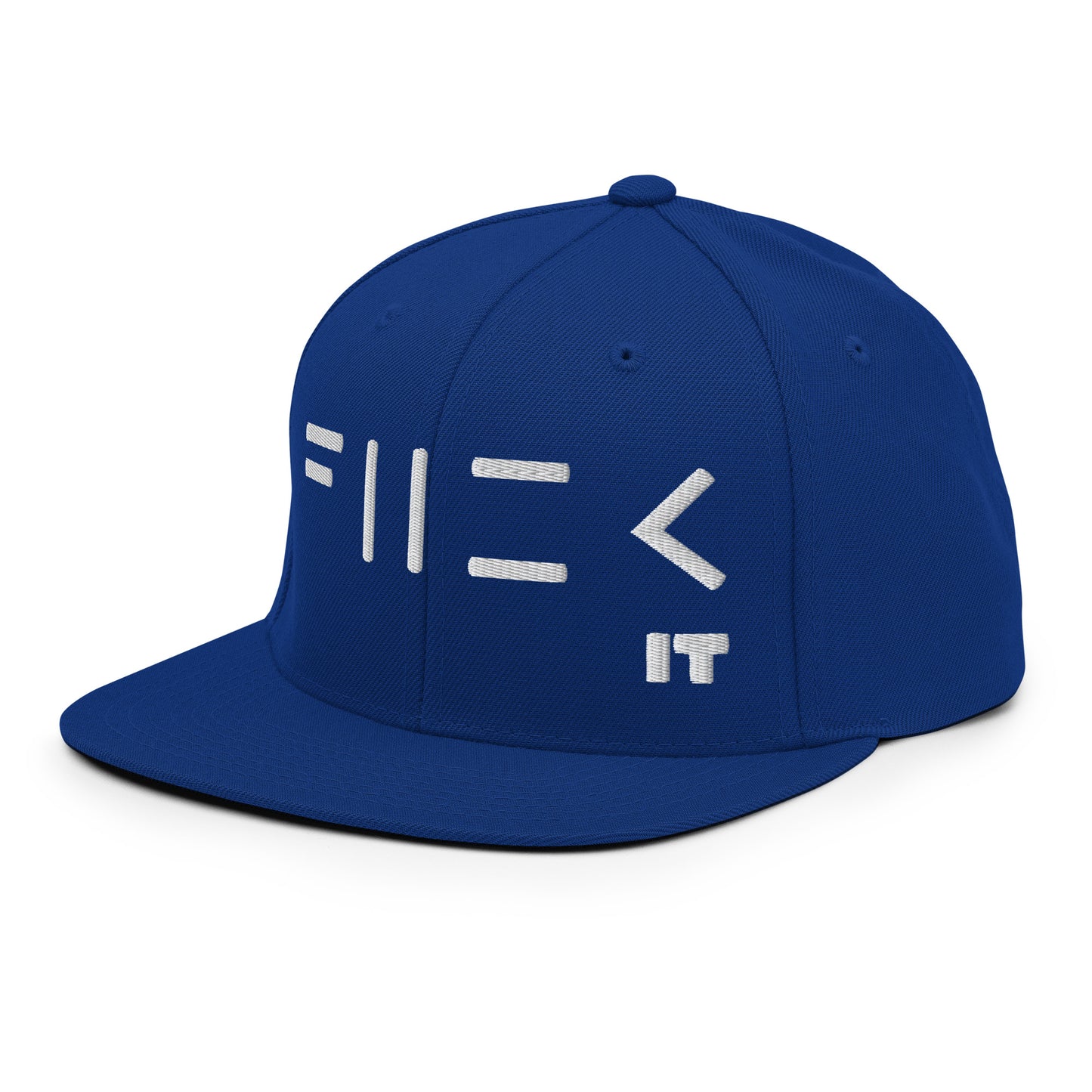 Fuck It (Flat Embroidery) Snapback Hat