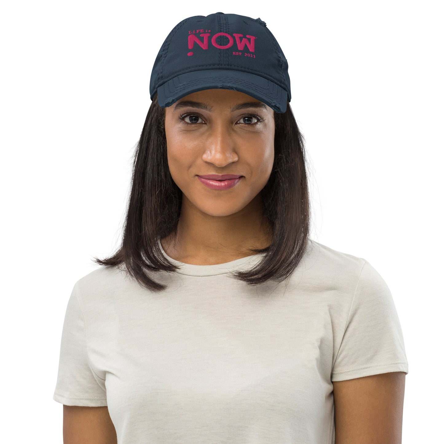 LiFE is NOW...Distressed Dad Hat