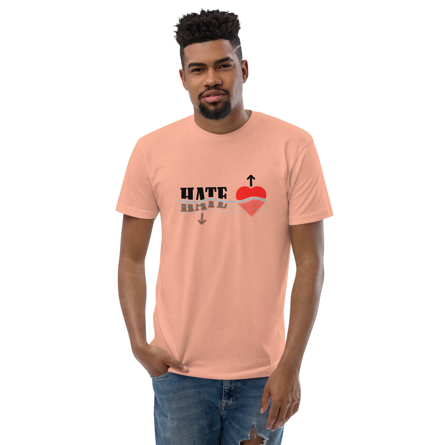 Sink Hate Raise Love Short Sleeve T-shirt