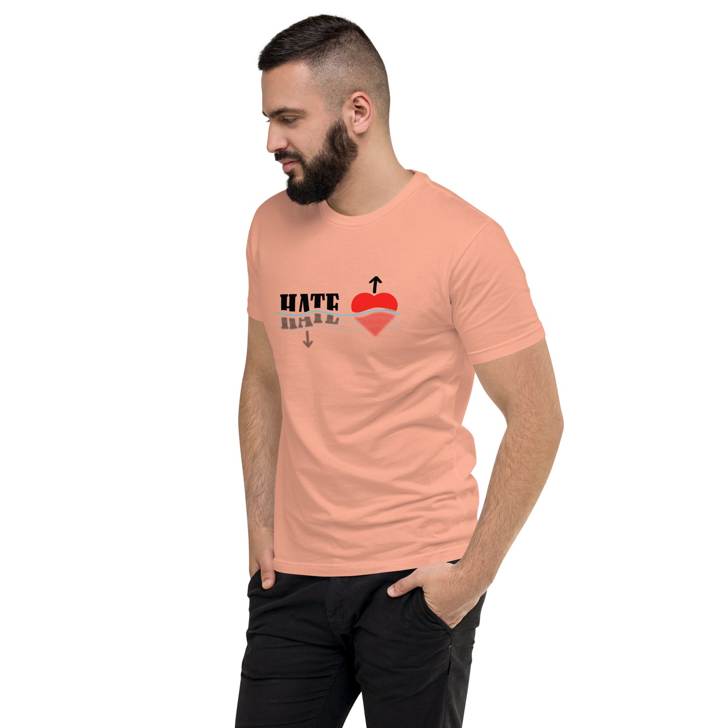 Sink Hate Raise Love Short Sleeve T-shirt