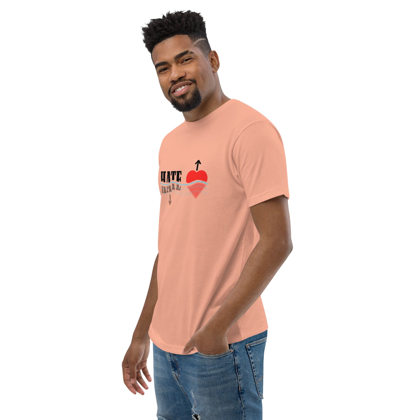 Sink Hate Raise Love Short Sleeve T-shirt
