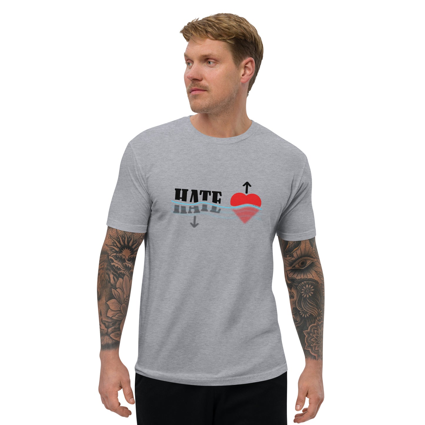Sink Hate Raise Love Short Sleeve T-shirt