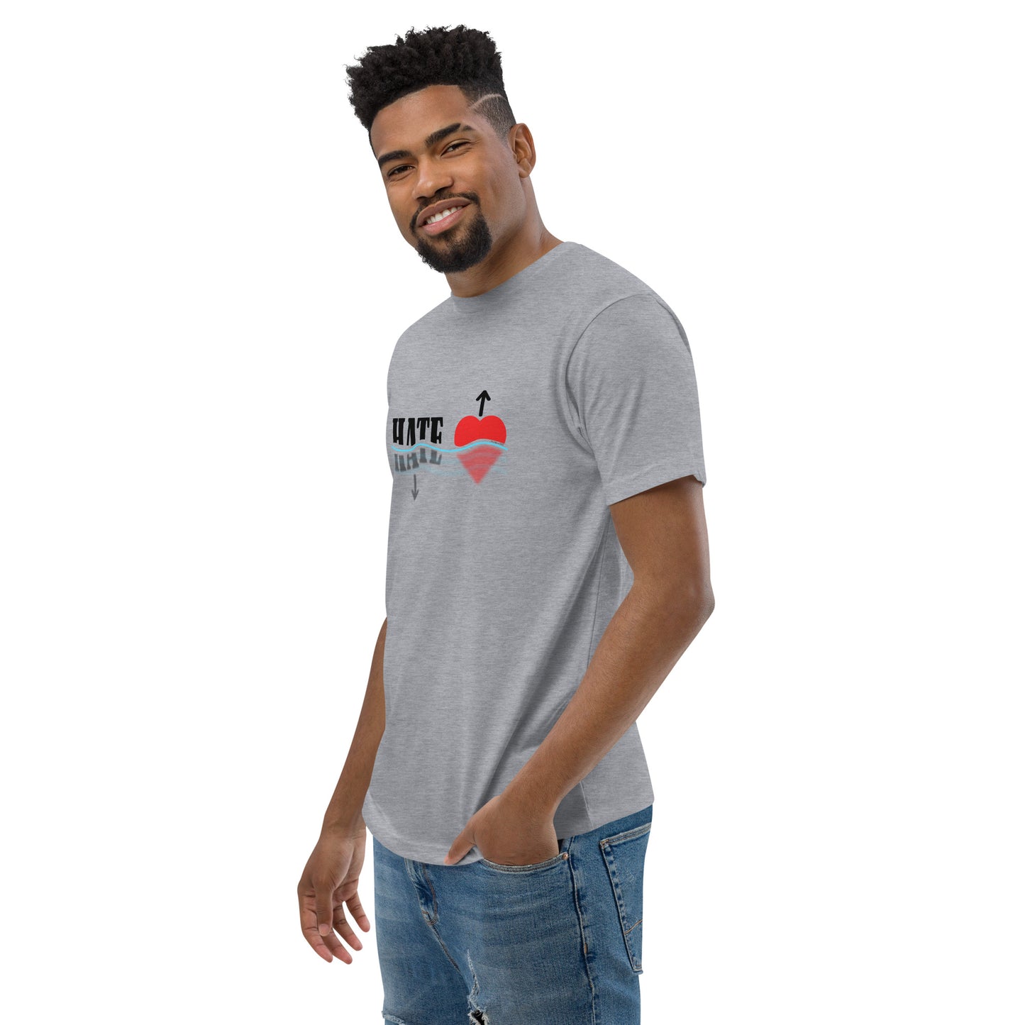 Sink Hate Raise Love Short Sleeve T-shirt