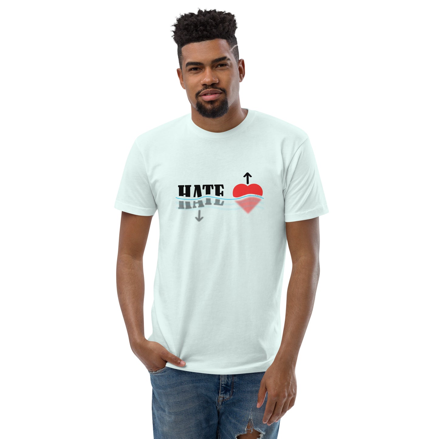 Sink Hate Raise Love Short Sleeve T-shirt