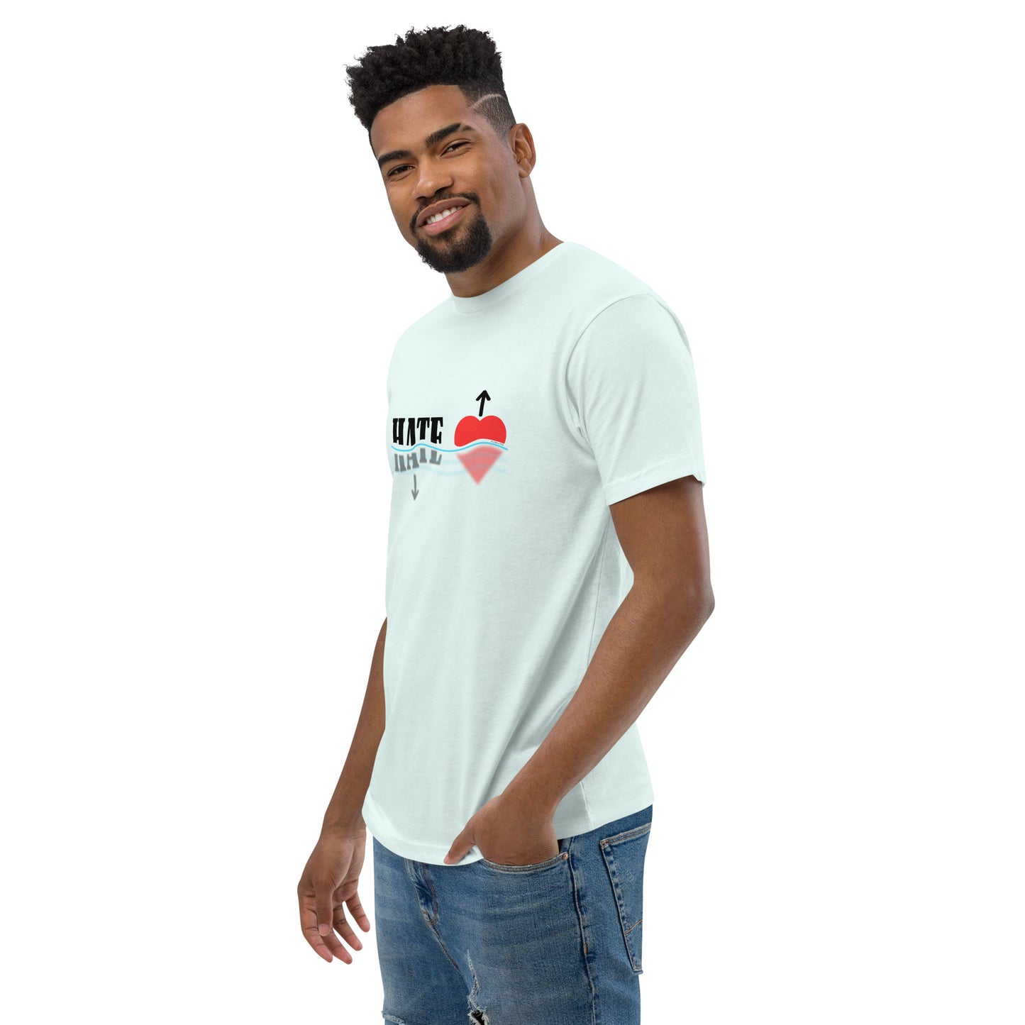 Sink Hate Raise Love Short Sleeve T-shirt