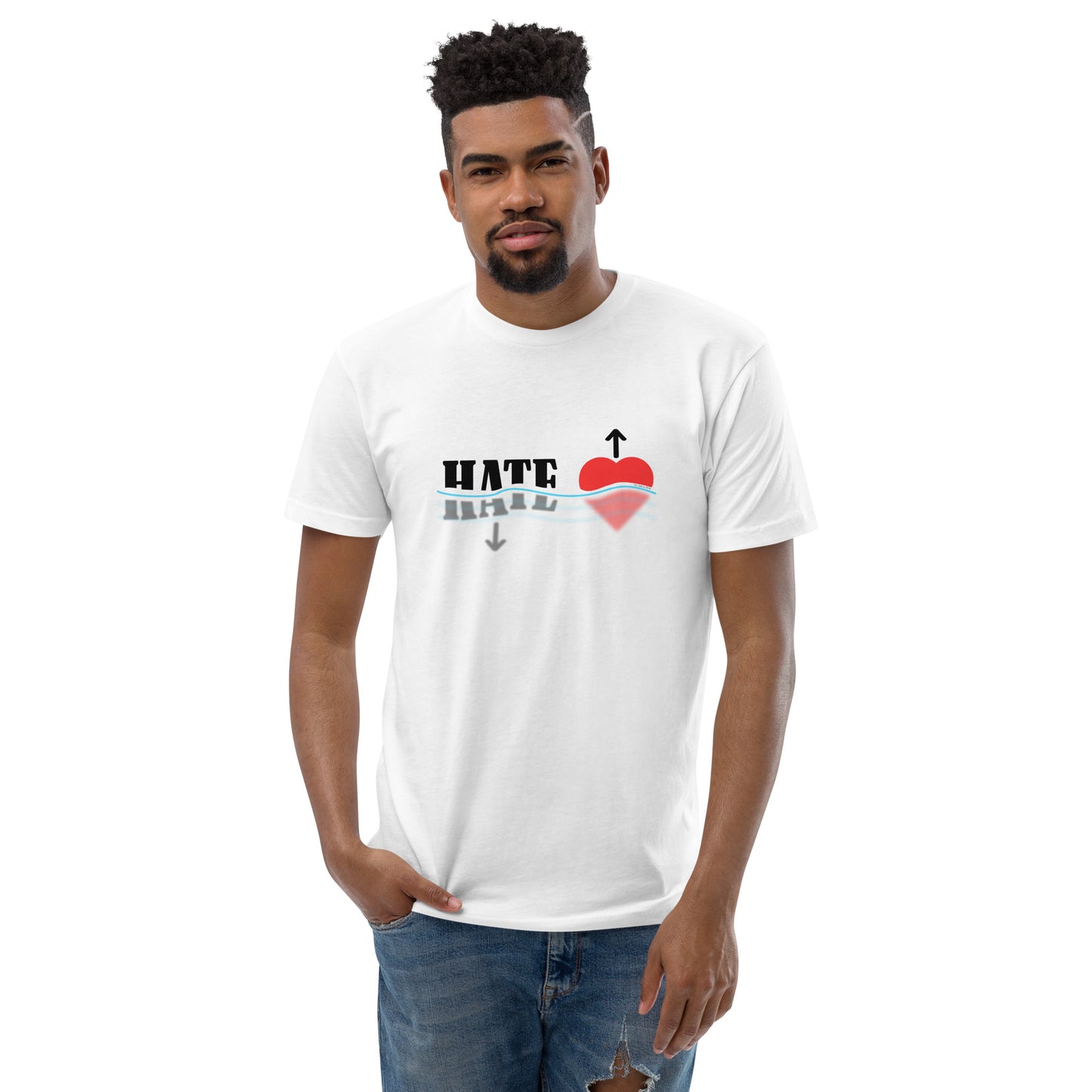 Sink Hate Raise Love Short Sleeve T-shirt