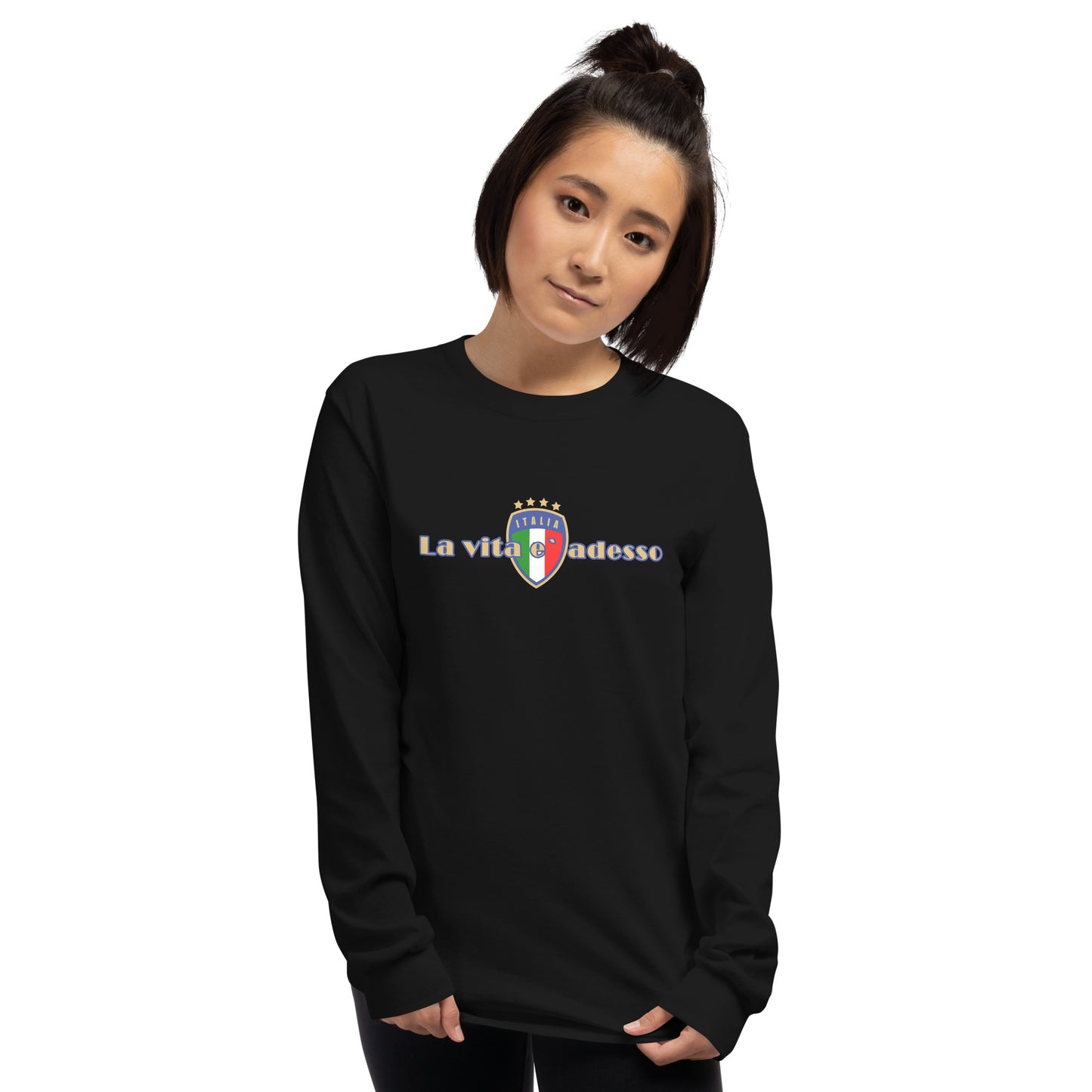 La Vita e` Adesso Men’s Long Sleeve Shirt