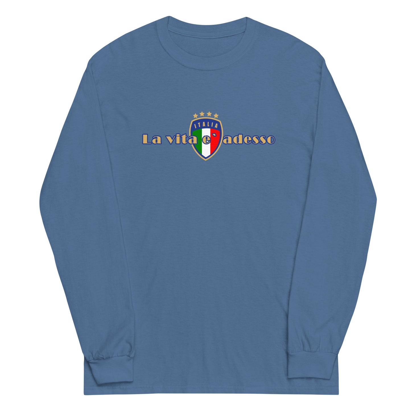 La Vita e` Adesso Men’s Long Sleeve Shirt