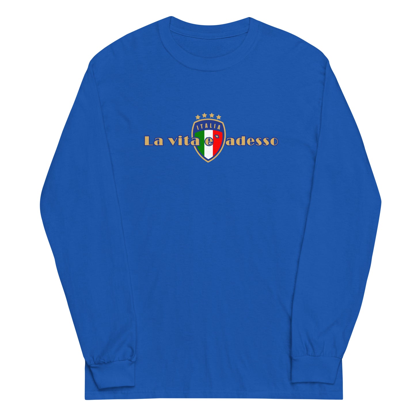 La Vita e` Adesso Men’s Long Sleeve Shirt