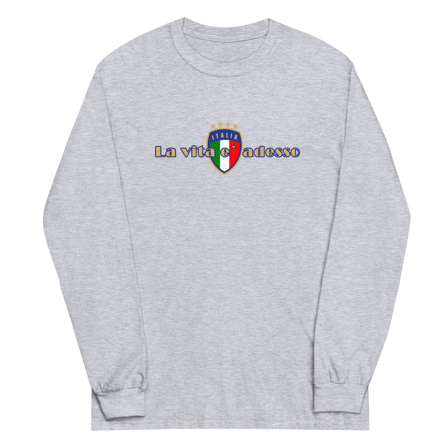 La Vita e` Adesso Men’s Long Sleeve Shirt