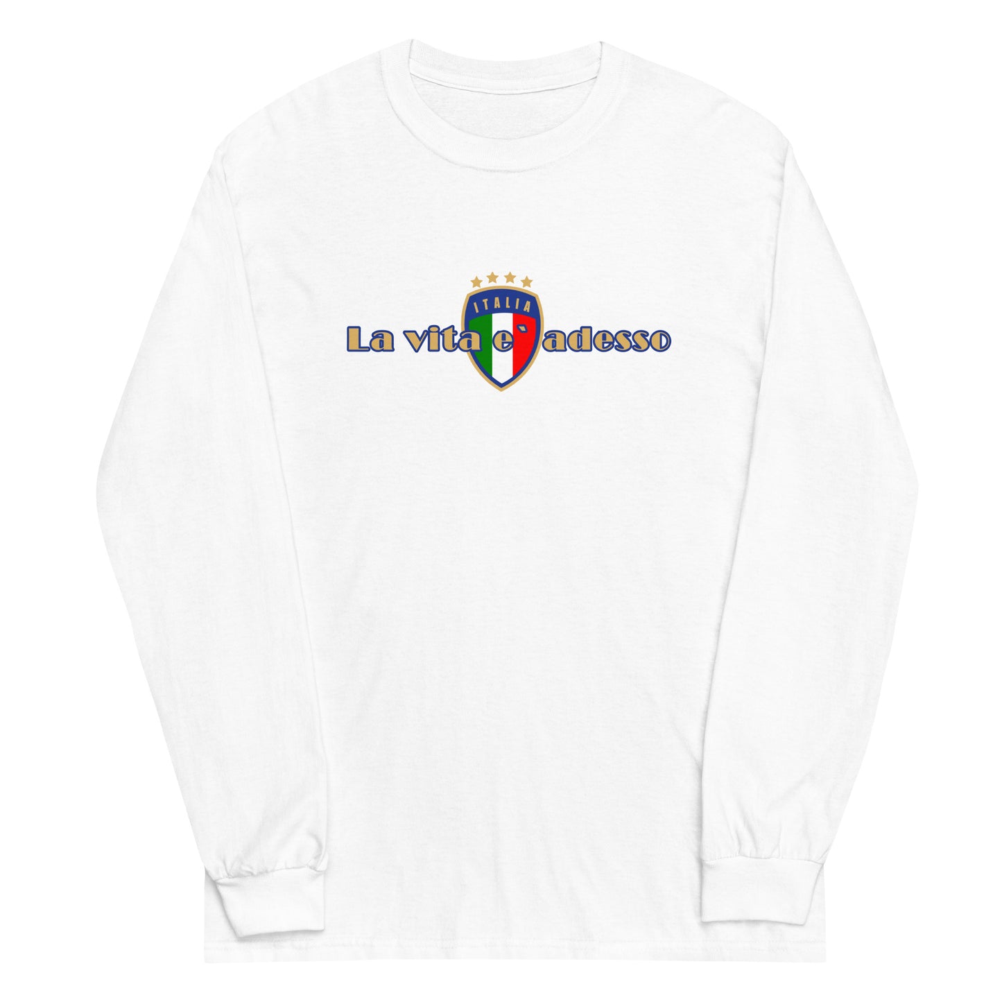 La Vita e` Adesso Men’s Long Sleeve Shirt