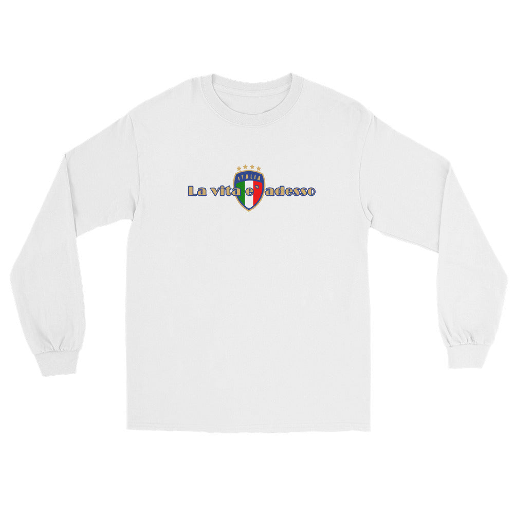 La Vita e` Adesso Men’s Long Sleeve Shirt