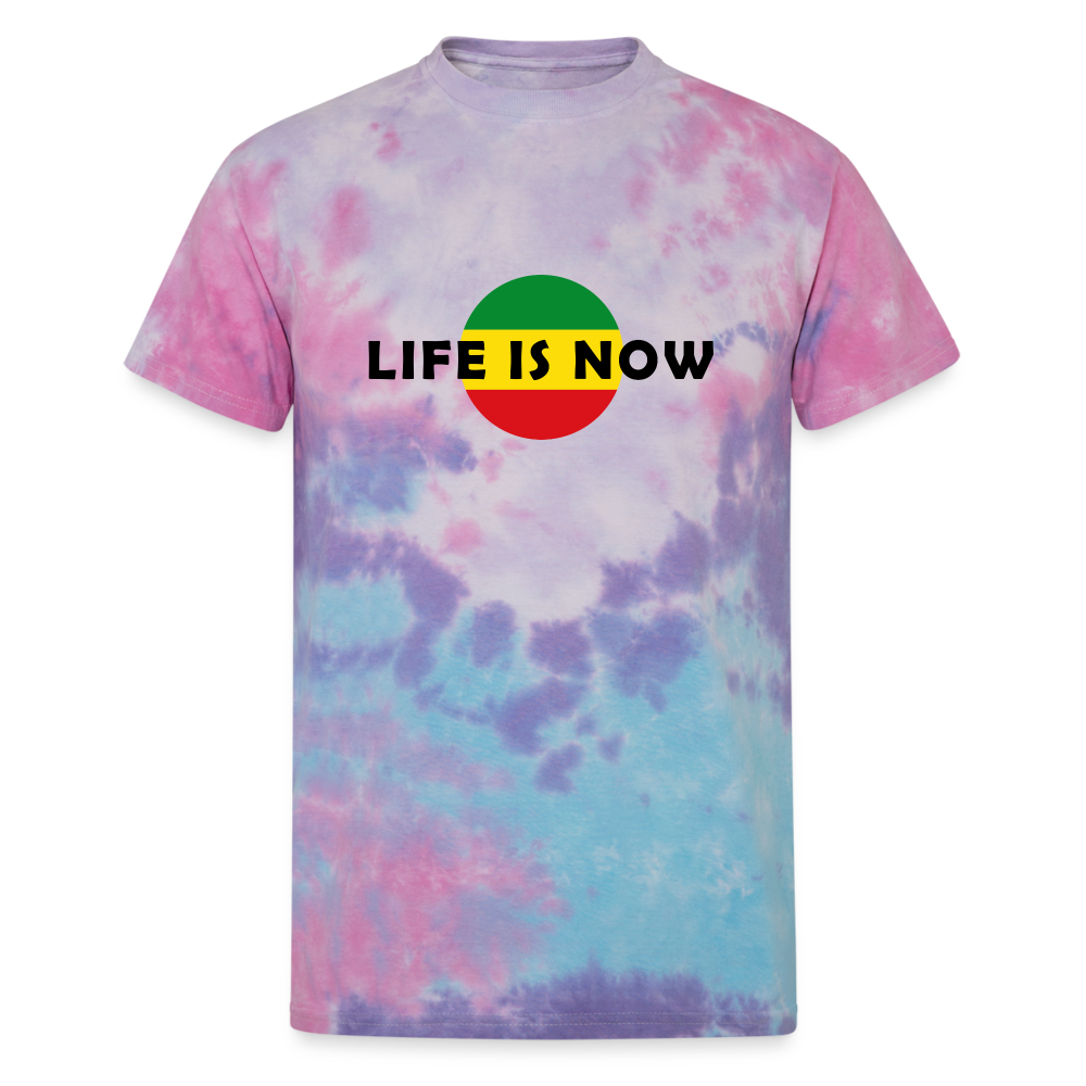 LiFE is NOW Rasta Unisex Tie Dye T-Shirt - cotton candy