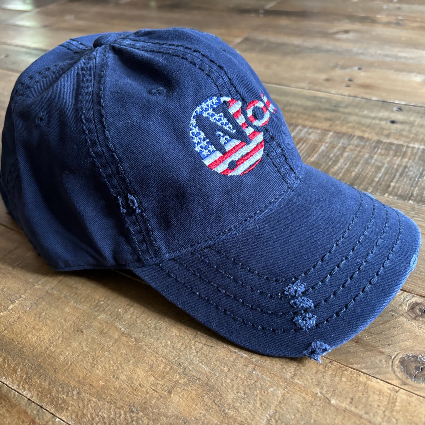 !N Cut Out USA Distressed Dad Hat