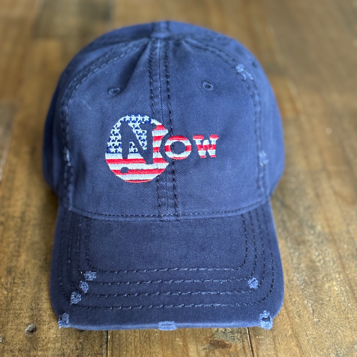!N Cut Out USA Distressed Dad Hat