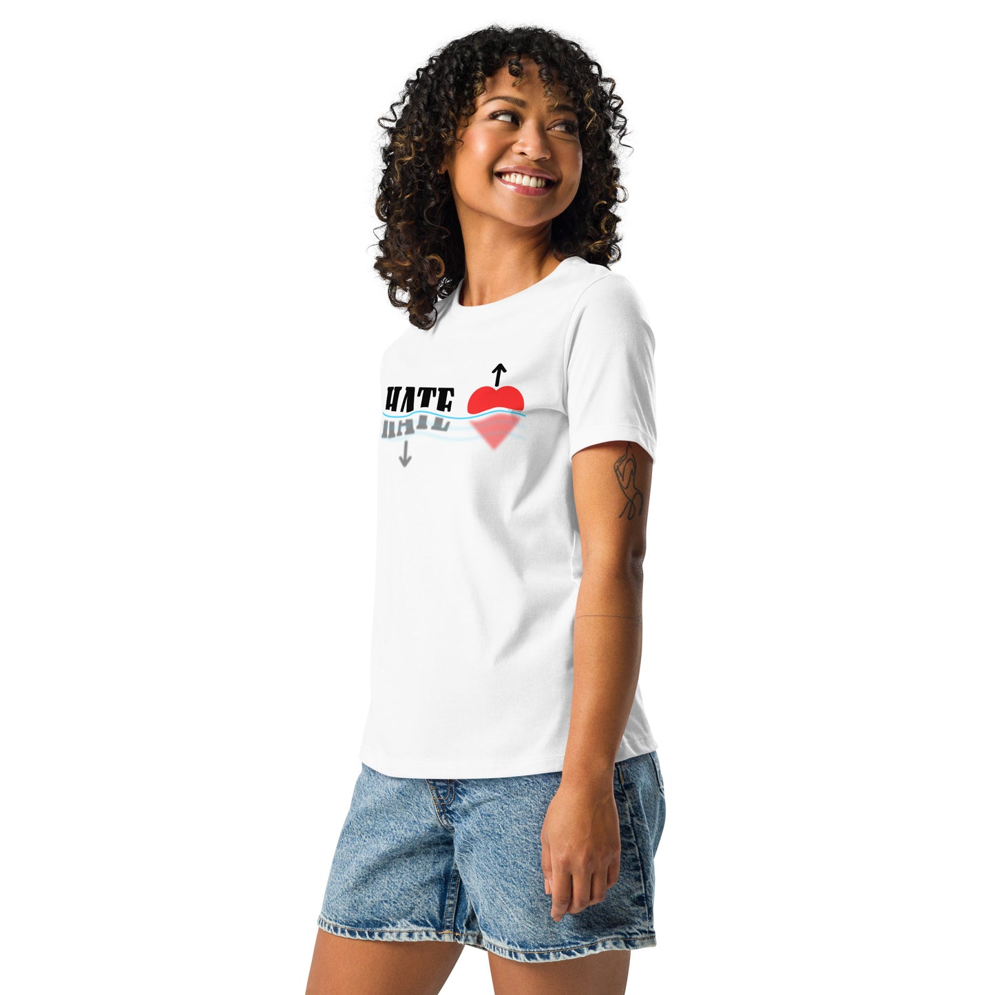 Sink Hate Raise Love Women's Relaxed T-Shirt