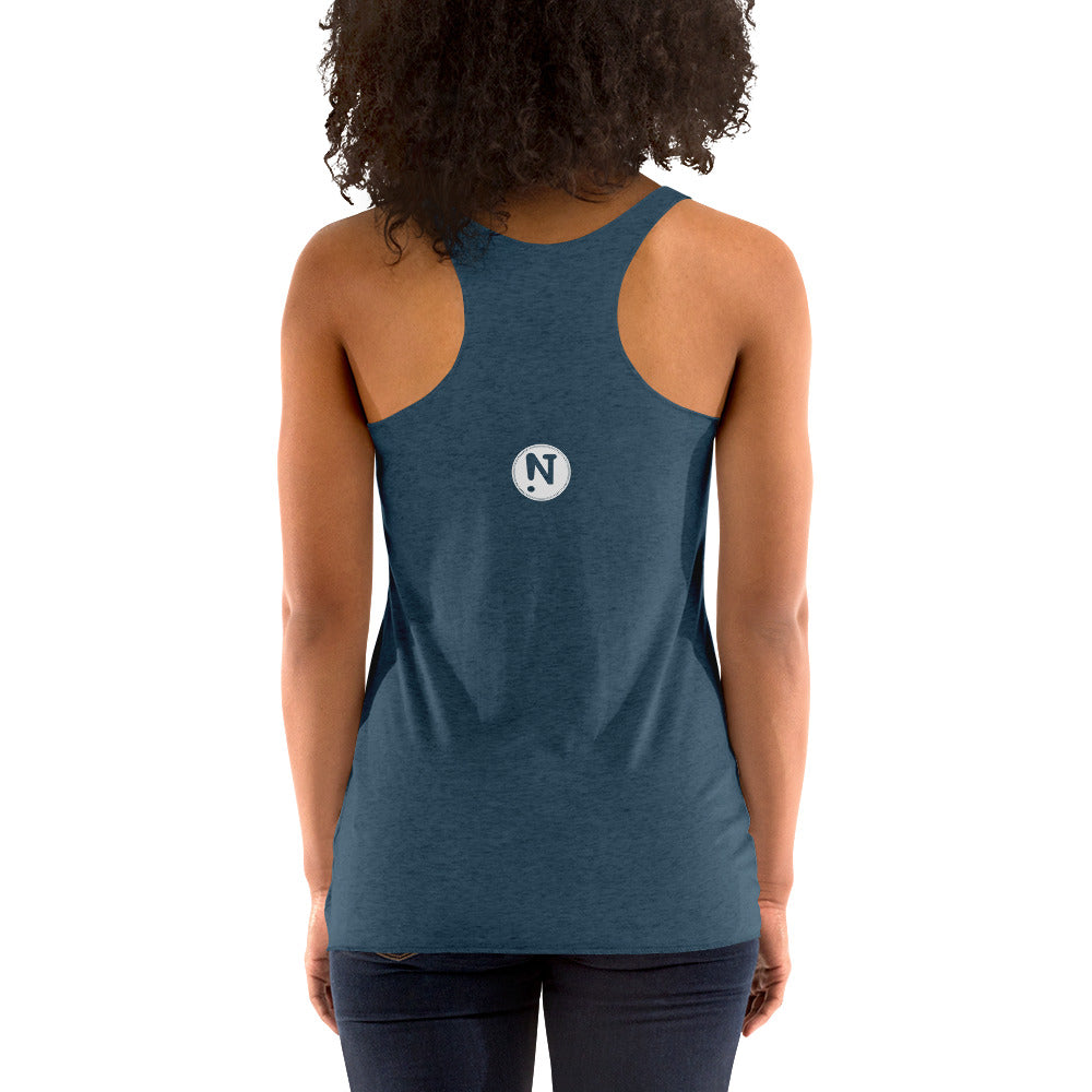 One Goal Down Ladies' Triblend Racerback Tank