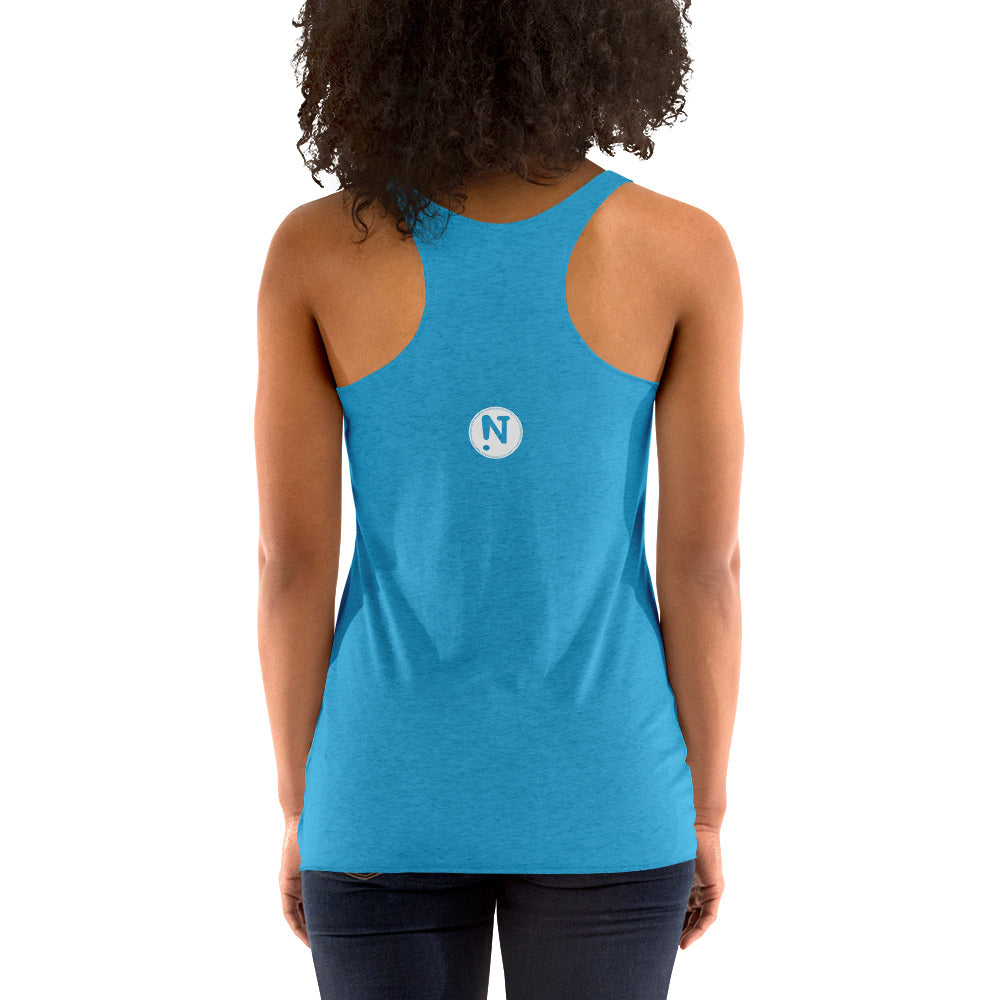 One Goal Down Ladies' Triblend Racerback Tank
