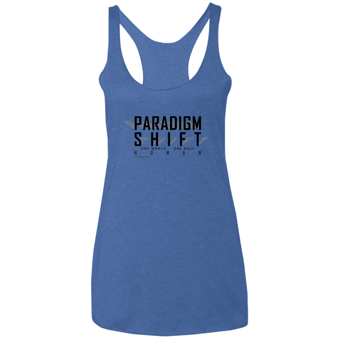 Paradigm Shift Ladies' Triblend Racerback Tank