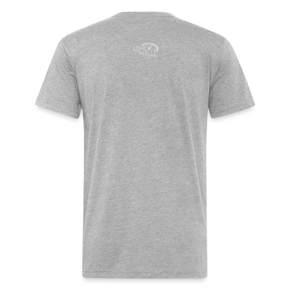 Mountain High Fitted Cotton/Poly T-Shirt - heather gray