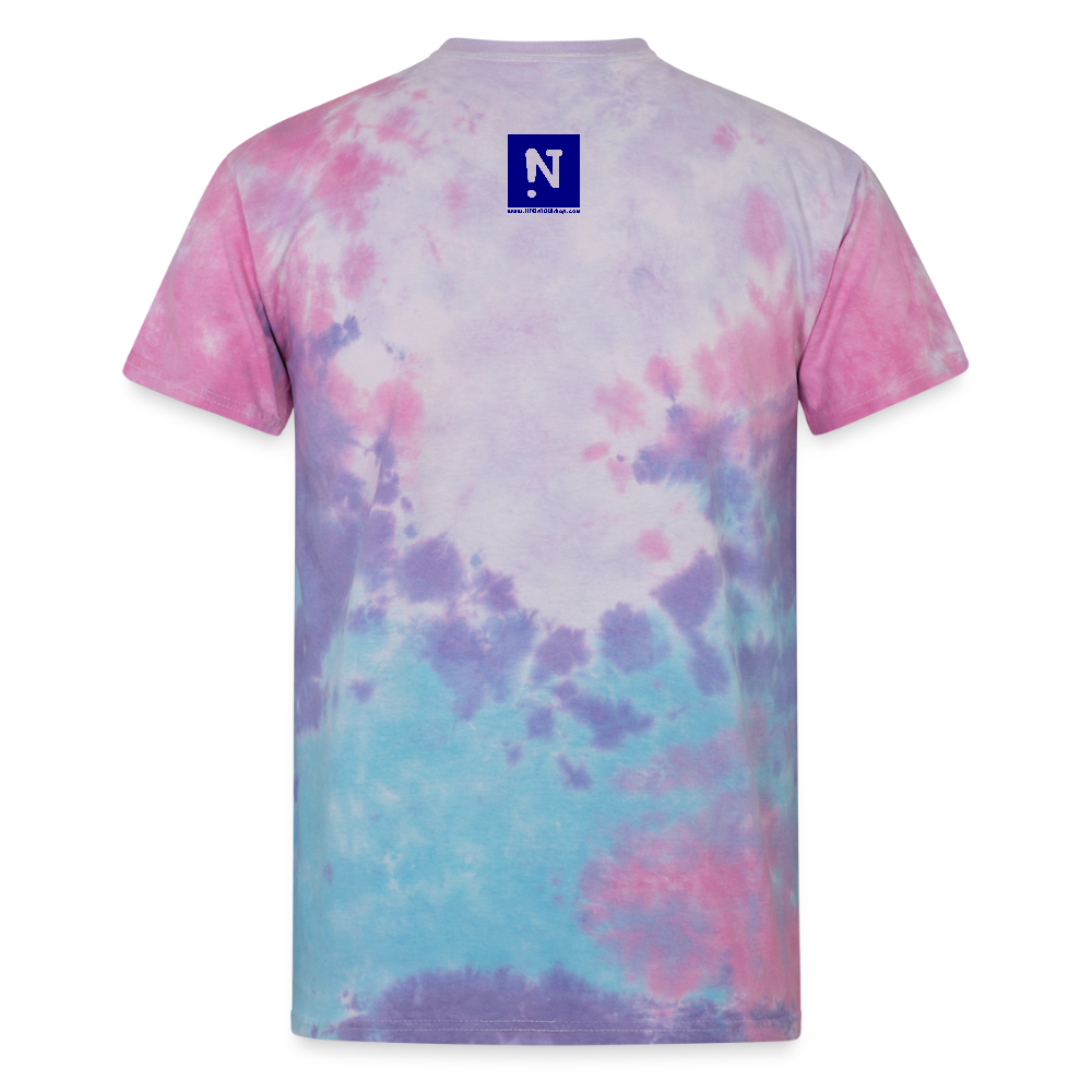 Unisex Tie Dye Peace T-Shirt - cotton candy