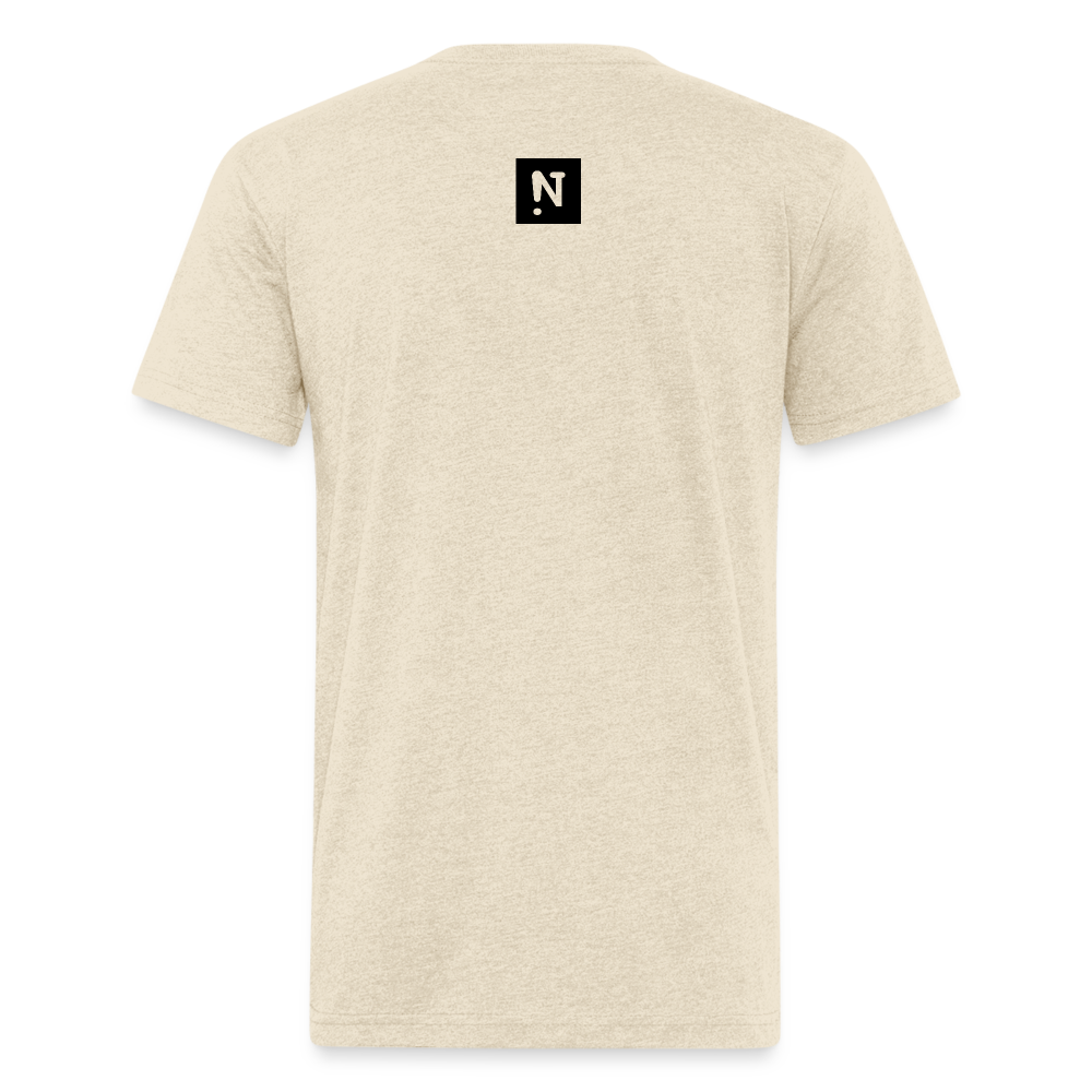 It's Up 2 U Fitted Cotton/Poly T-Shirt - heather cream