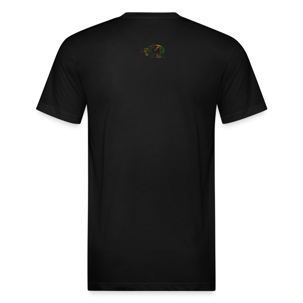 Rasta Live Fitted Cotton/Poly T-Shirt - black