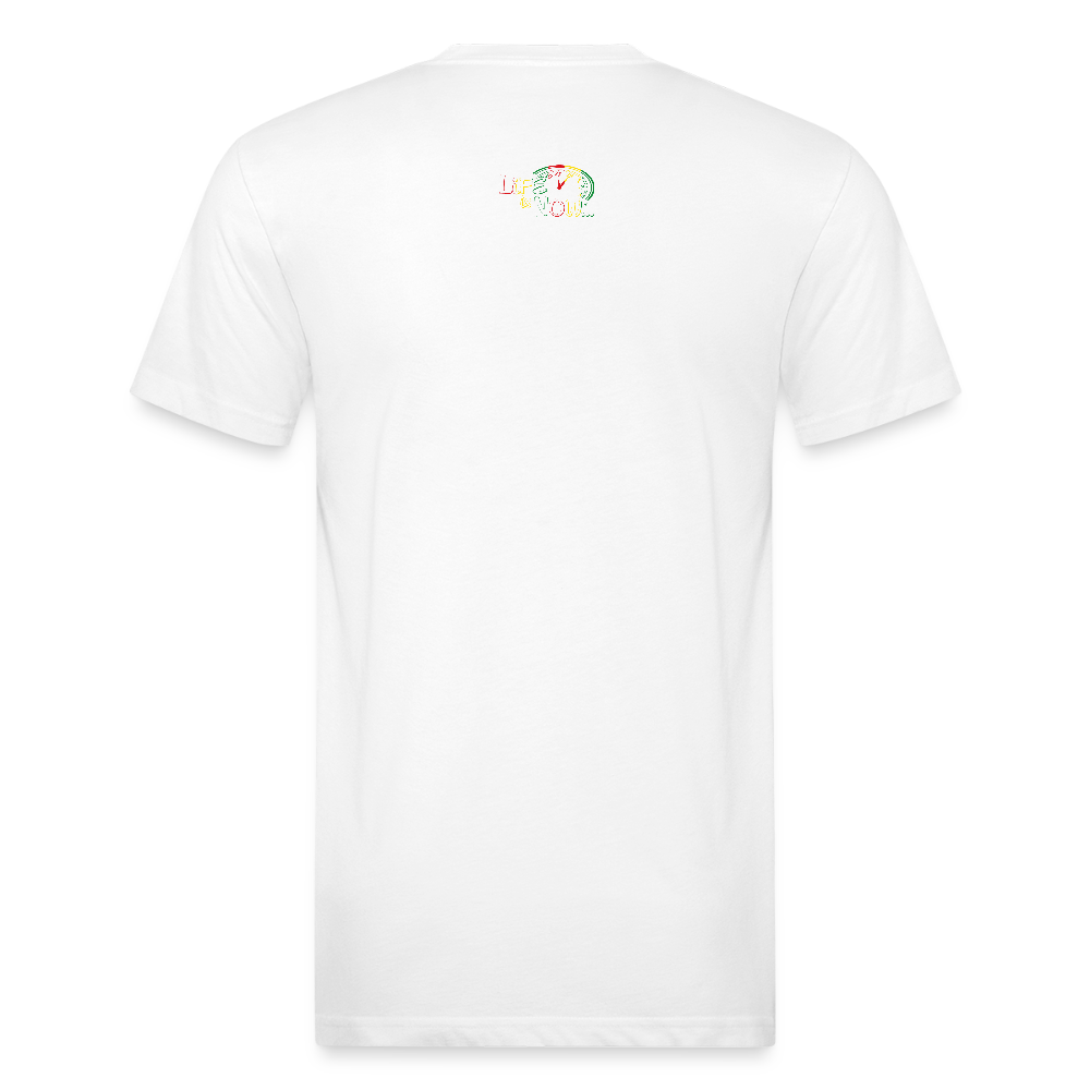 Rasta Beach Club Fitted Cotton/Poly T-Shirt - white
